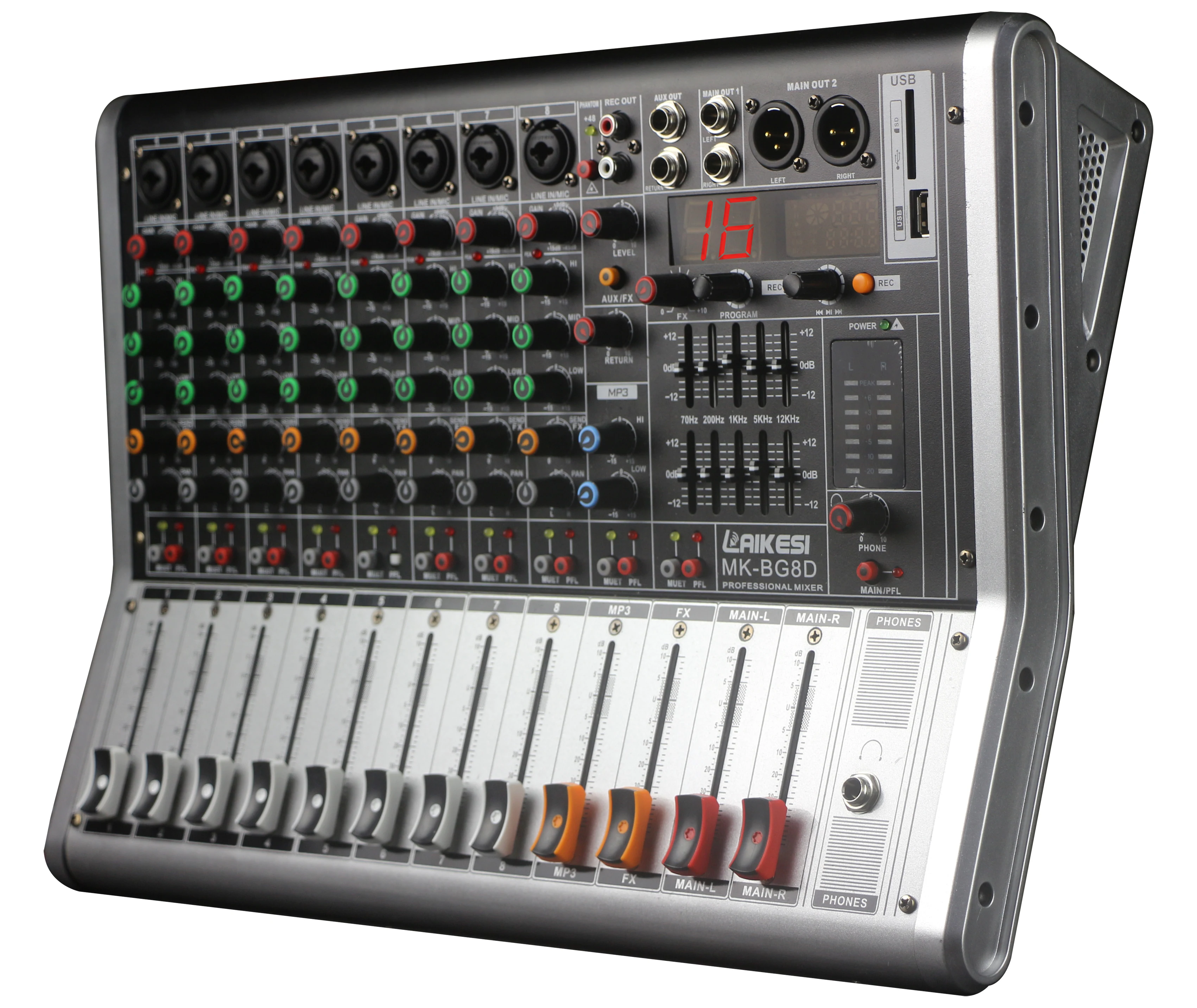 Profesional audio amplificator mixer usb mp3 player canale de Computer & office / Bonplat.ro